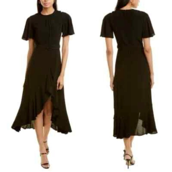 French Connection Black High Low Dress - Picture 1 of 8